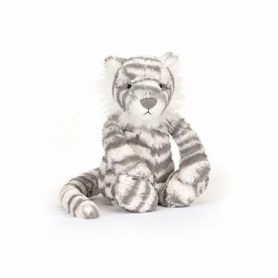 Jellycat Bashful Snow Tiger USA | 41592OVPR